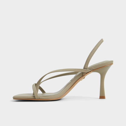 Riva Other Green Women's Strappy sandals - Sling back heeled sandal, Stiletto heel - Other Green