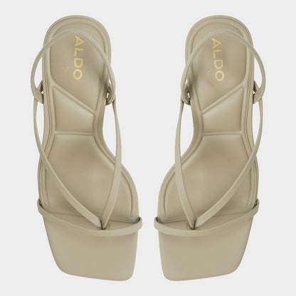 Riva Other Green Women's Strappy sandals - Sling back heeled sandal, Stiletto heel - Other Green