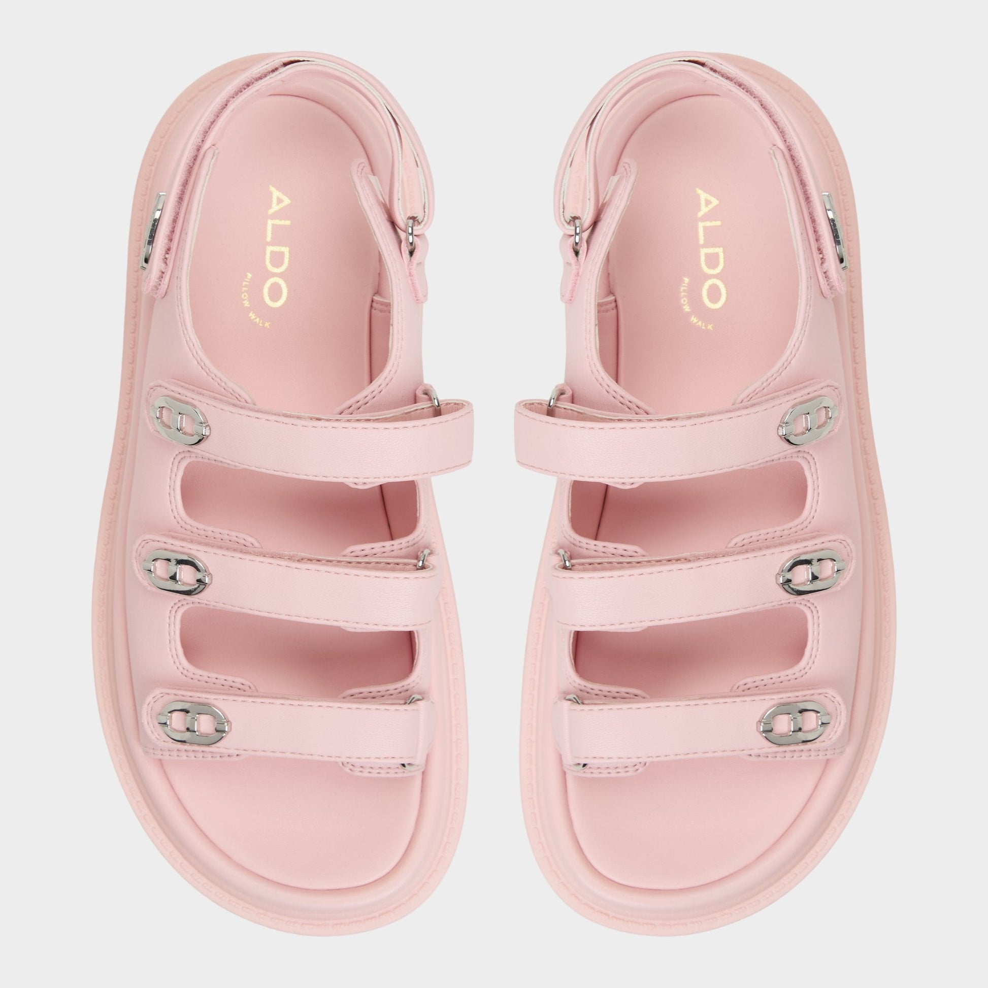 Halendar Light Pink Women's Footbed sandals - Footbed sandal, Footbed sandal - Light Pink