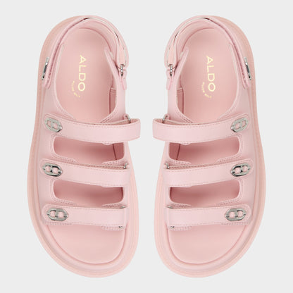 Halendar Light Pink Women's Footbed sandals - Footbed sandal, Footbed sandal - Light Pink