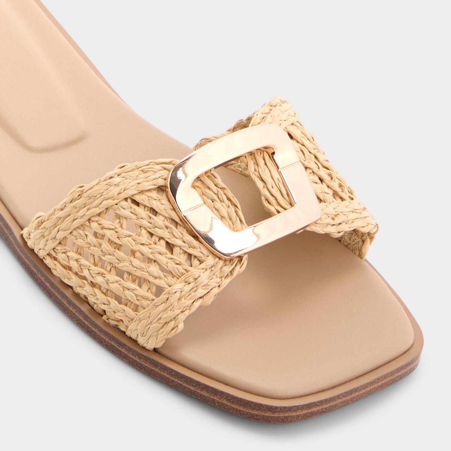 Tidella Natural Women's Flats - Slide sandal - Natural