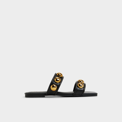 Katalena in Black - Slide sandal - Black