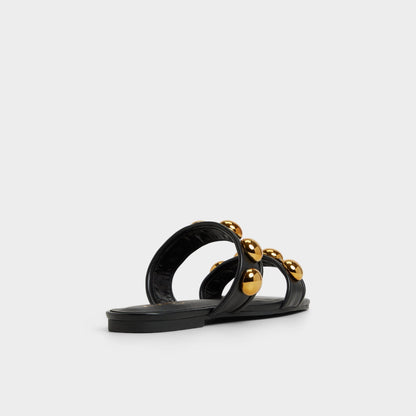 Katalena in Black - Slide sandal - Black