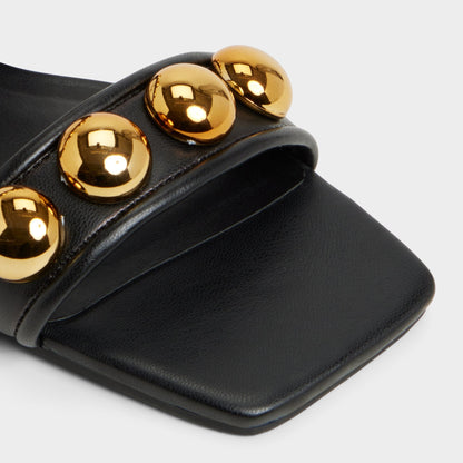 Katalena in Black - Slide sandal - Black