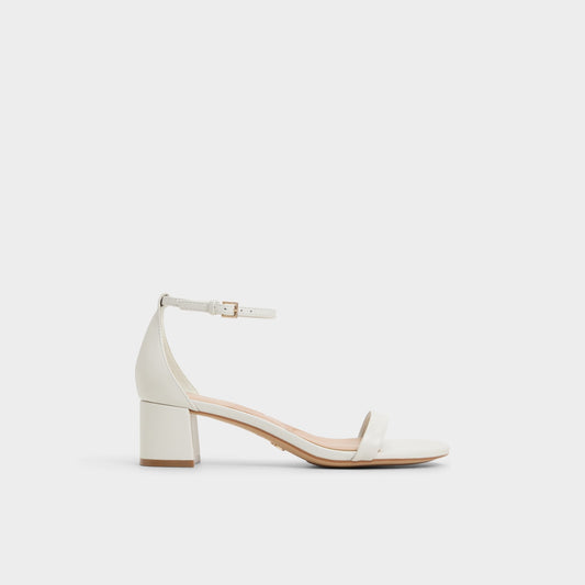 Calliope White/Bone Women's Block heels - Heeled sandal, Block heel - White/Bone