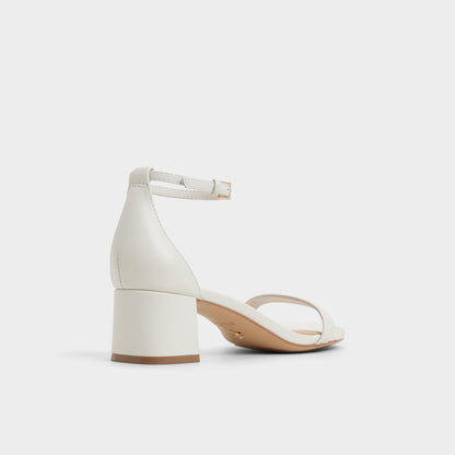 Calliope White/Bone Women's Block heels - Heeled sandal, Block heel - White/Bone