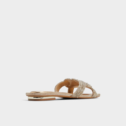 Karlina in Gold - Slide sandal - Gold