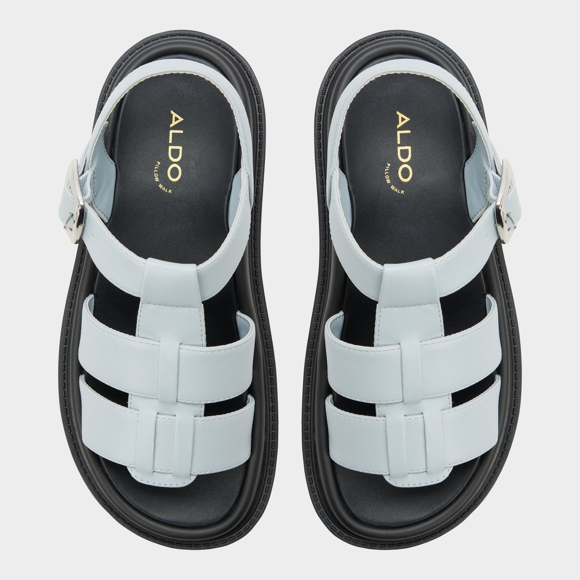 Linettie in Other Blue - Gladiator sandal, Footbed sandal - Other Blue