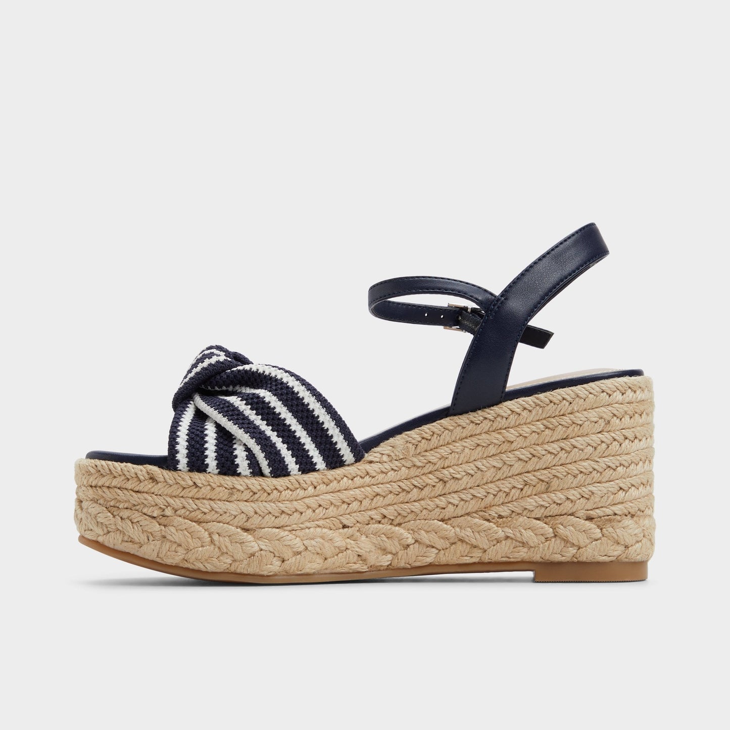 Annamarie Navy Women's Platform sandals - Wedge sandal - Navy