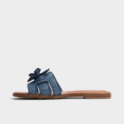 Seaflower Denim Women's Flats - Slide sandal - Denim