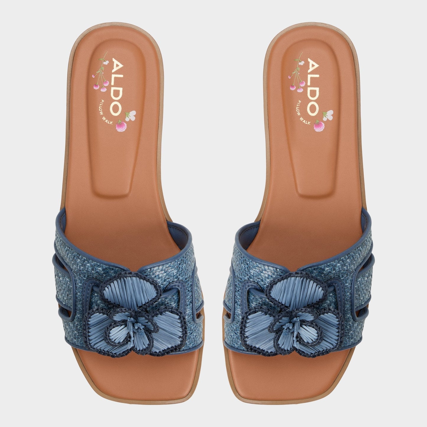 Seaflower Denim Women's Flats - Slide sandal - Denim