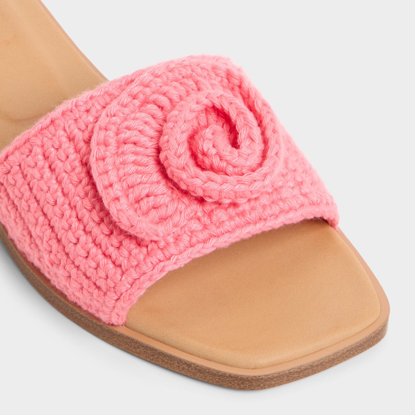 Sabbia Medium Pink Women's Flats - Slide sandal - Medium Pink