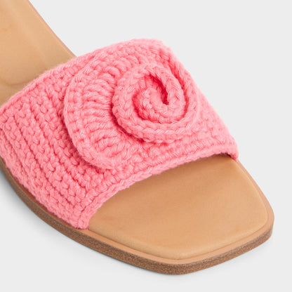 Sabbia Medium Pink Women's Flats - Slide sandal - Medium Pink