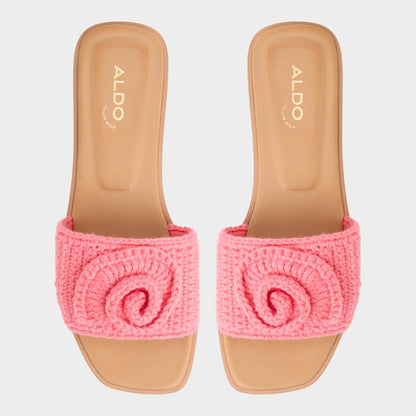 Sabbia Medium Pink Women's Flats - Slide sandal - Medium Pink