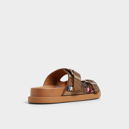 Bohochic Open Brown Women's Footbed sandals - Footbed sandal - Open Brown
