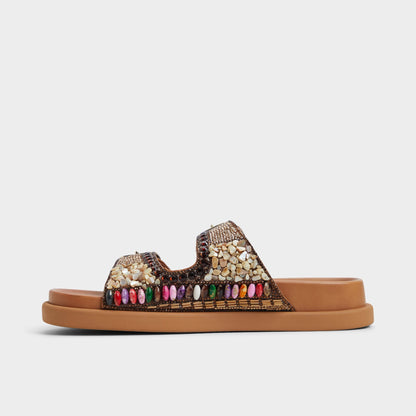 Bohochic Open Brown Women's Footbed sandals - Footbed sandal - Open Brown