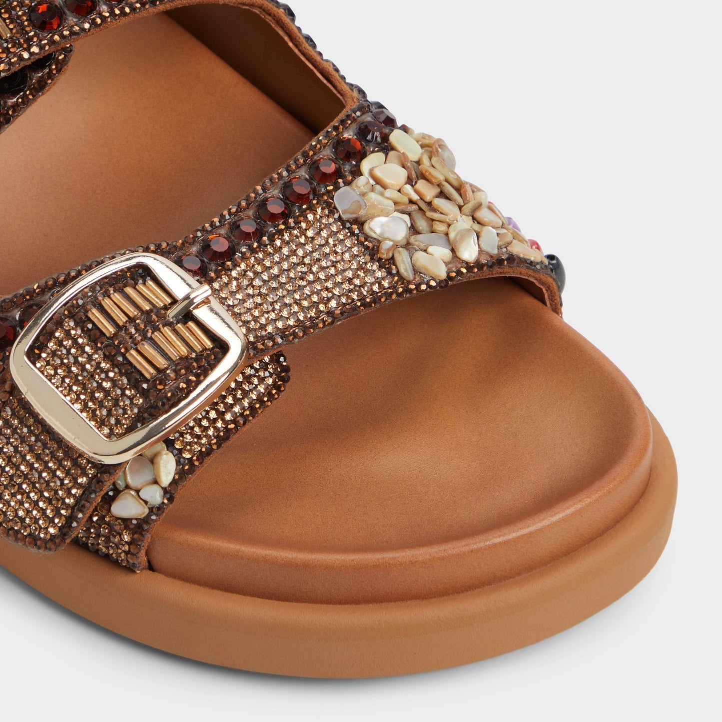 Bohochic Open Brown Women's Footbed sandals - Footbed sandal - Open Brown