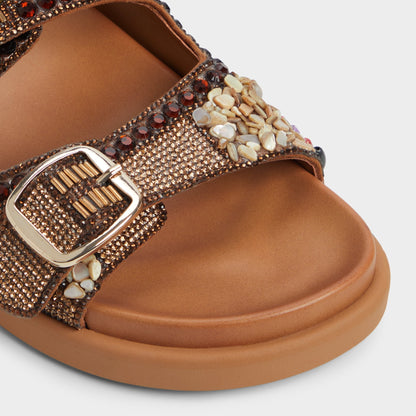 Bohochic Open Brown Women's Footbed sandals - Footbed sandal - Open Brown