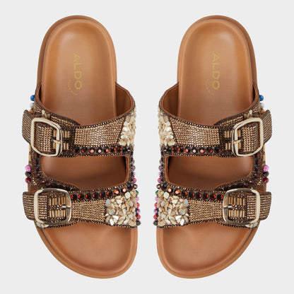 Bohochic Open Brown Women's Footbed sandals - Footbed sandal - Open Brown