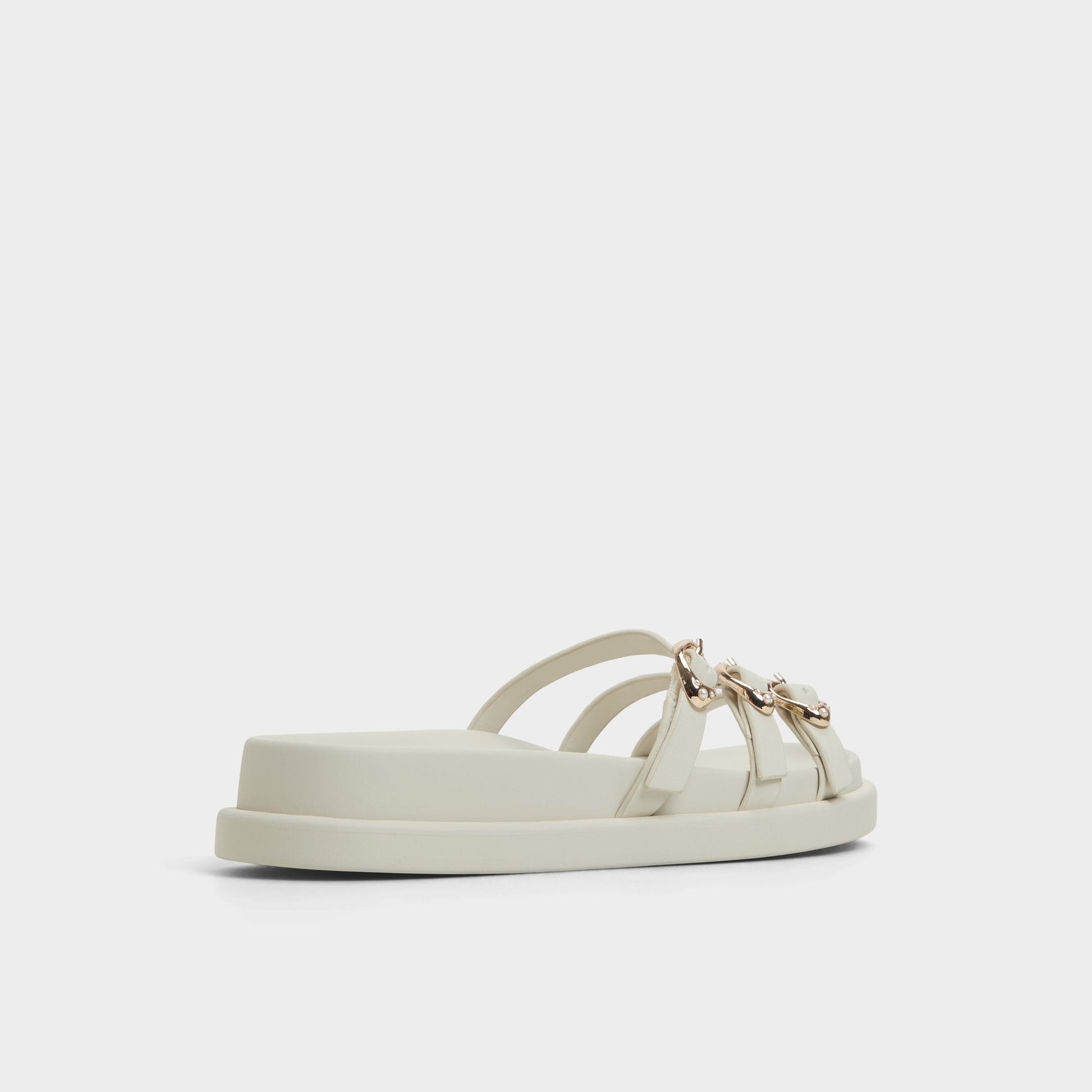 Zephyra White Women's Footbed sandals - Footbed sandal, Footbed sandal - White