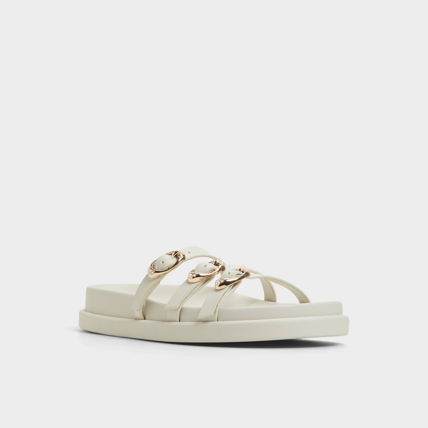 Zephyra White Women's Footbed sandals - Footbed sandal, Footbed sandal - White