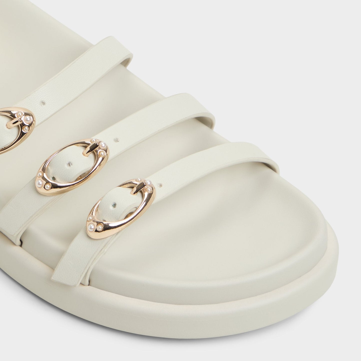 Zephyra White Women's Footbed sandals - Footbed sandal, Footbed sandal - White