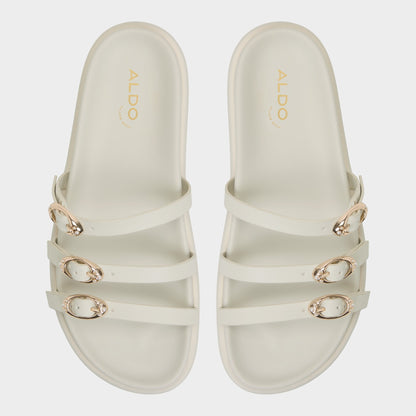 Zephyra White Women's Footbed sandals - Footbed sandal, Footbed sandal - White