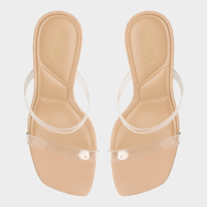 Evalina Medium Beige Women's Heeled sandals - Strappy heeled sandal, Stiletto heel - Medium Beige