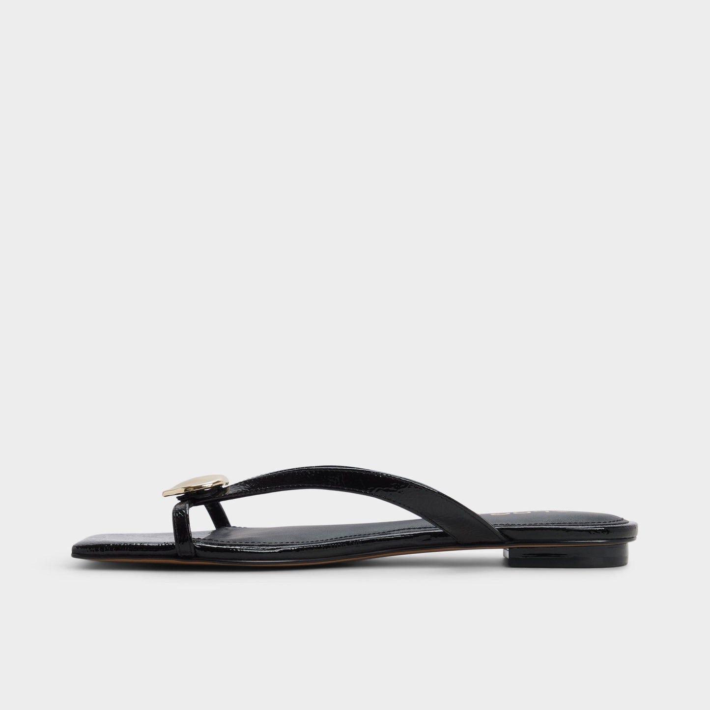 Iliria Black Women's Flats - Slide sandal - Black