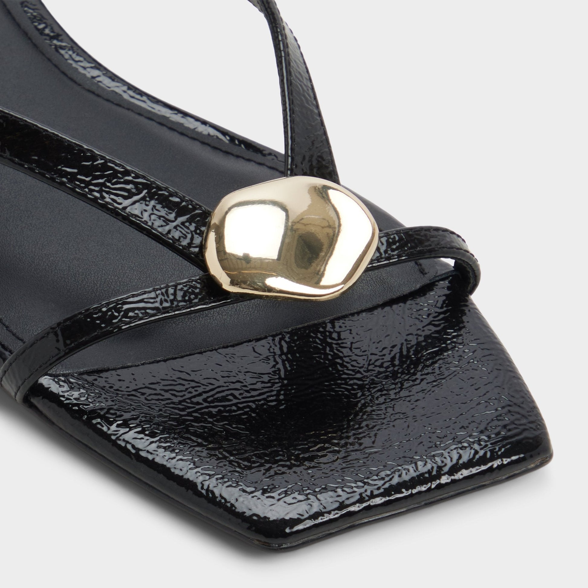 Iliria Black Women's Flats - Slide sandal - Black