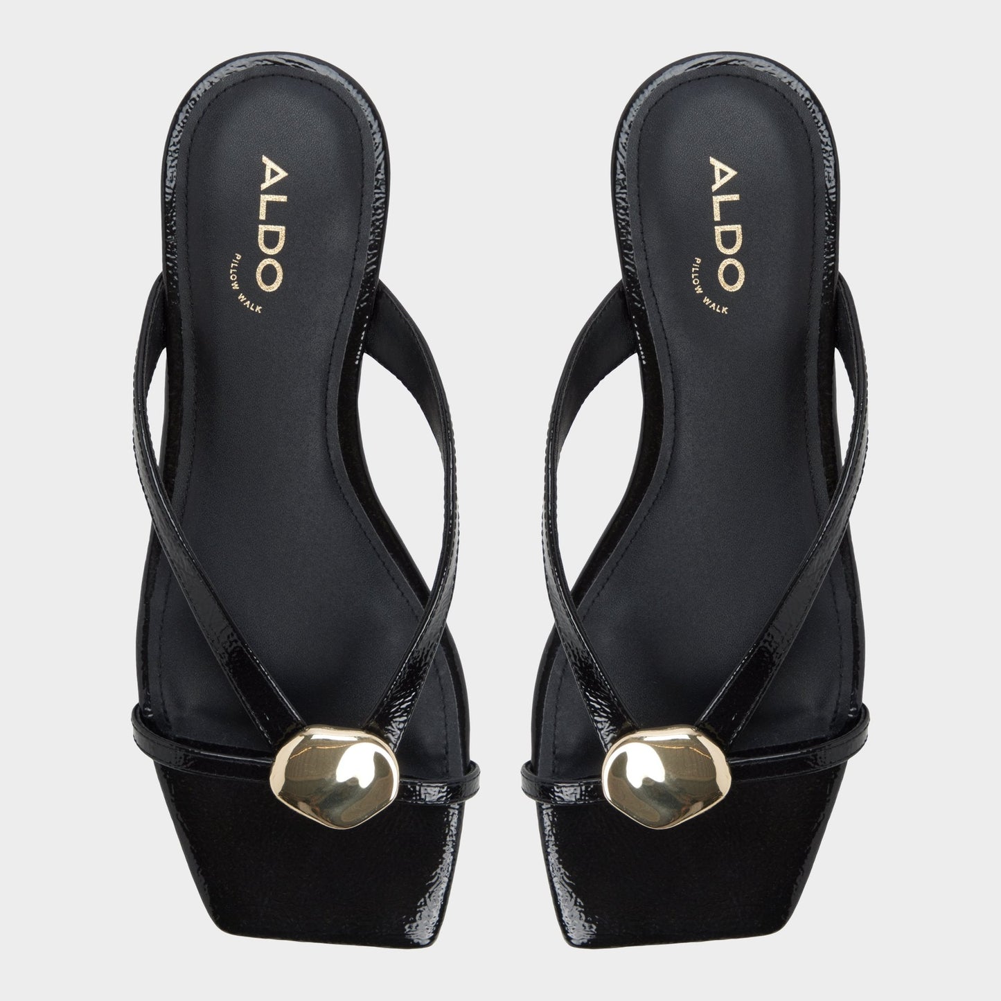 Iliria Black Women's Flats - Slide sandal - Black