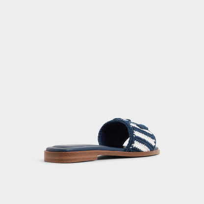 Sabbia Blue Combo Women's Flats - Slide sandal - Blue Combo