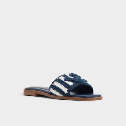 Sabbia Blue Combo Women's Flats - Slide sandal - Blue Combo