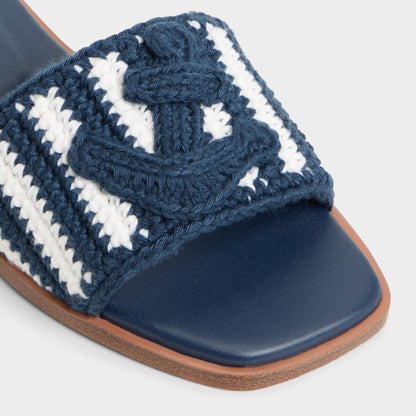 Sabbia Blue Combo Women's Flats - Slide sandal - Blue Combo