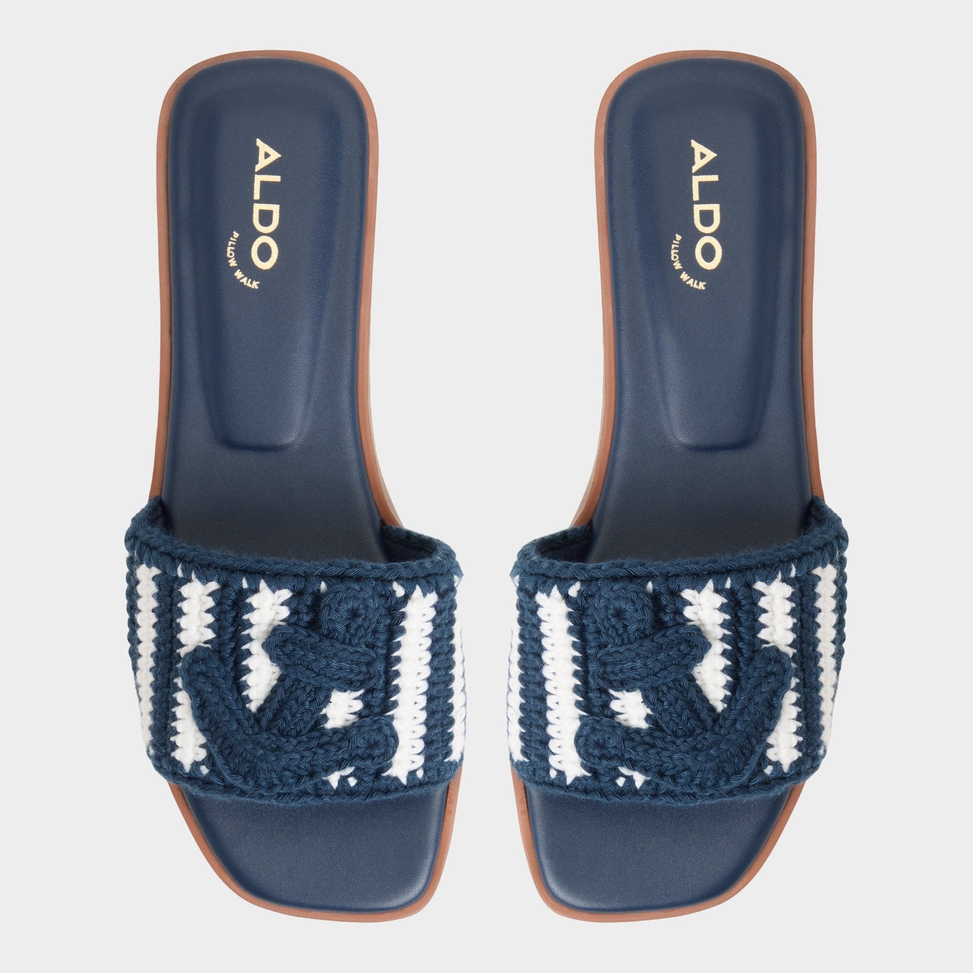 Sabbia Blue Combo Women's Flats - Slide sandal - Blue Combo