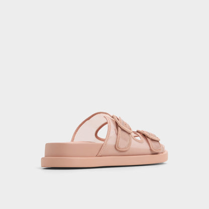 Devanassi Light Pink Women's Footbed sandals -  - Light Pink