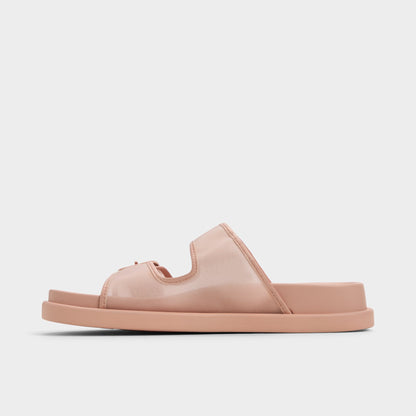 Devanassi Light Pink Women's Footbed sandals -  - Light Pink