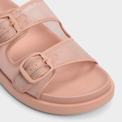 Devanassi Light Pink Women's Footbed sandals -  - Light Pink