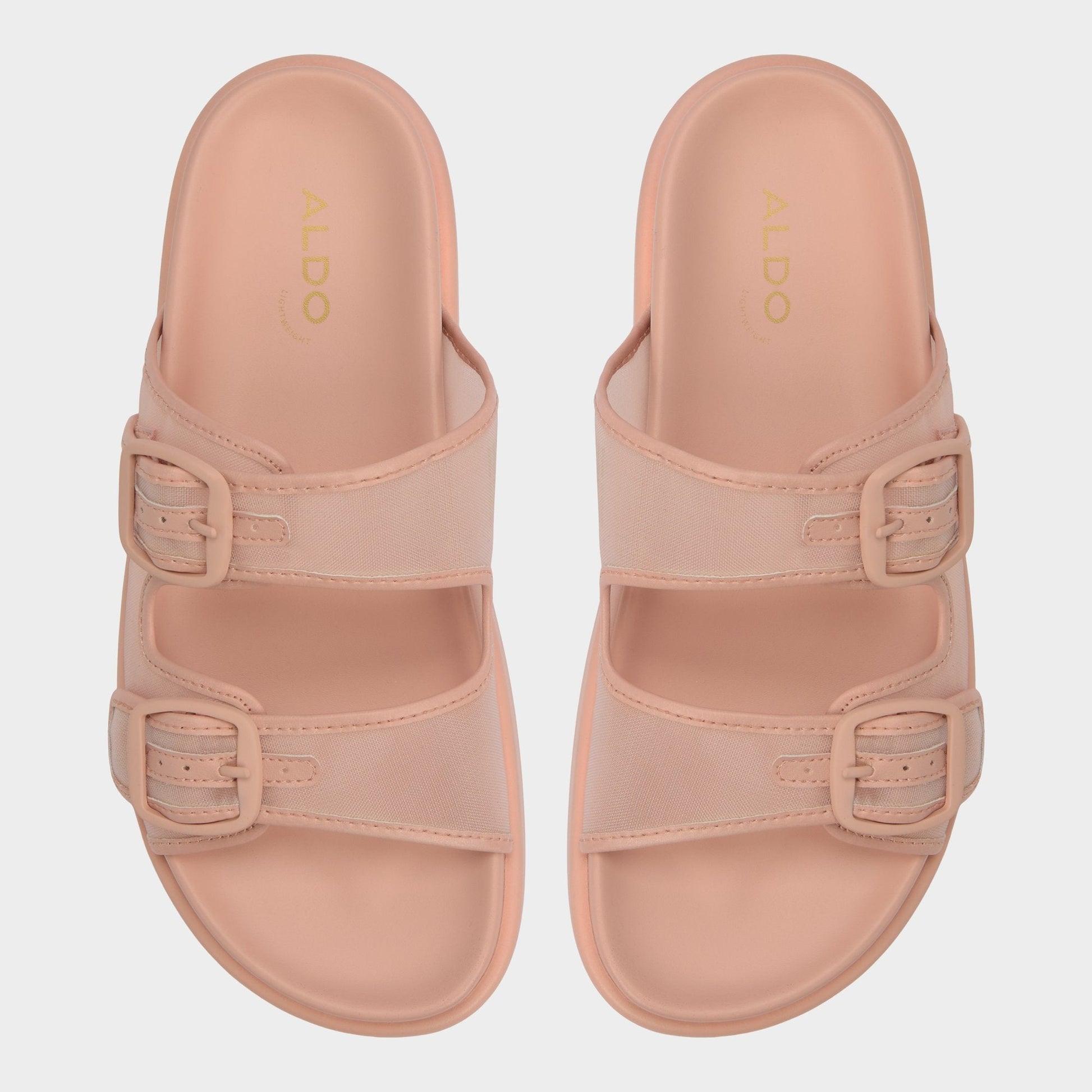 Devanassi Light Pink Women's Footbed sandals -  - Light Pink
