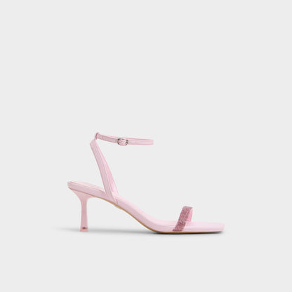 Kirri Light Pink Women's Strappy sandals - Strappy heeled sandal - Light Pink