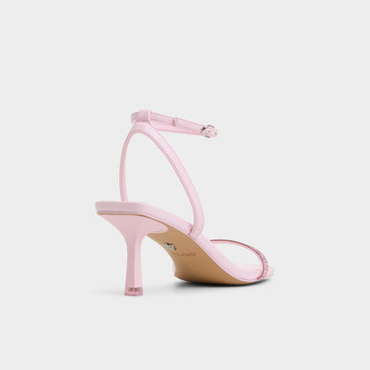 Kirri Light Pink Women's Strappy sandals - Strappy heeled sandal - Light Pink