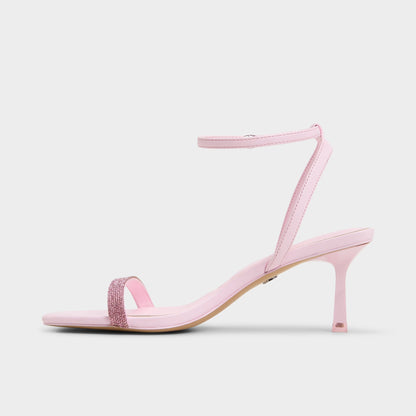 Kirri Light Pink Women's Strappy sandals - Strappy heeled sandal - Light Pink