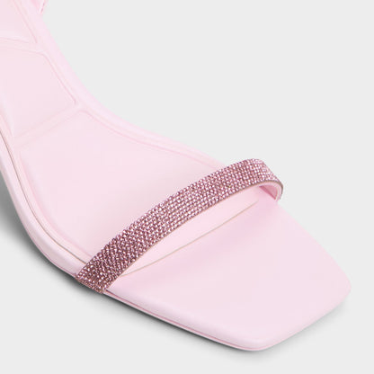 Kirri Light Pink Women's Strappy sandals - Strappy heeled sandal - Light Pink
