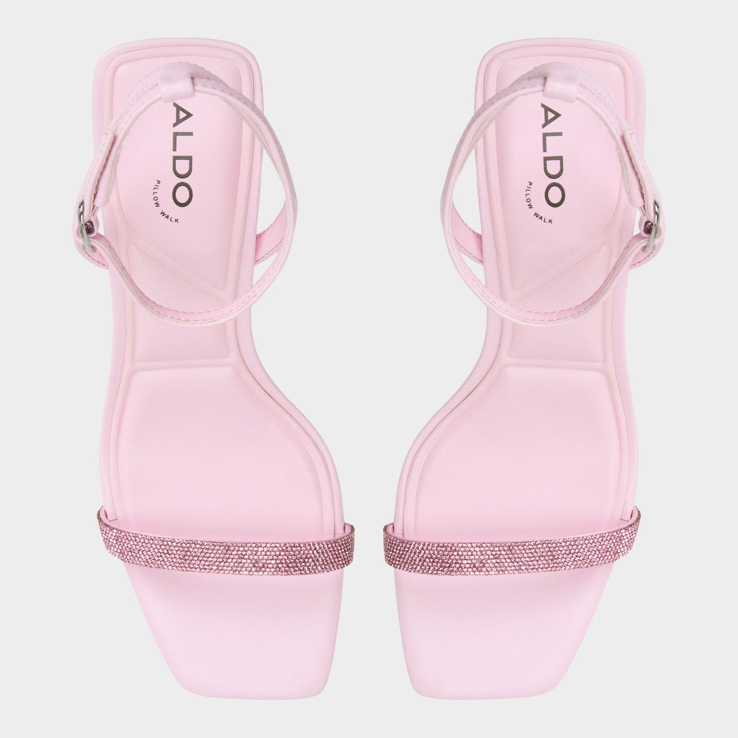 Kirri Light Pink Women's Strappy sandals - Strappy heeled sandal - Light Pink