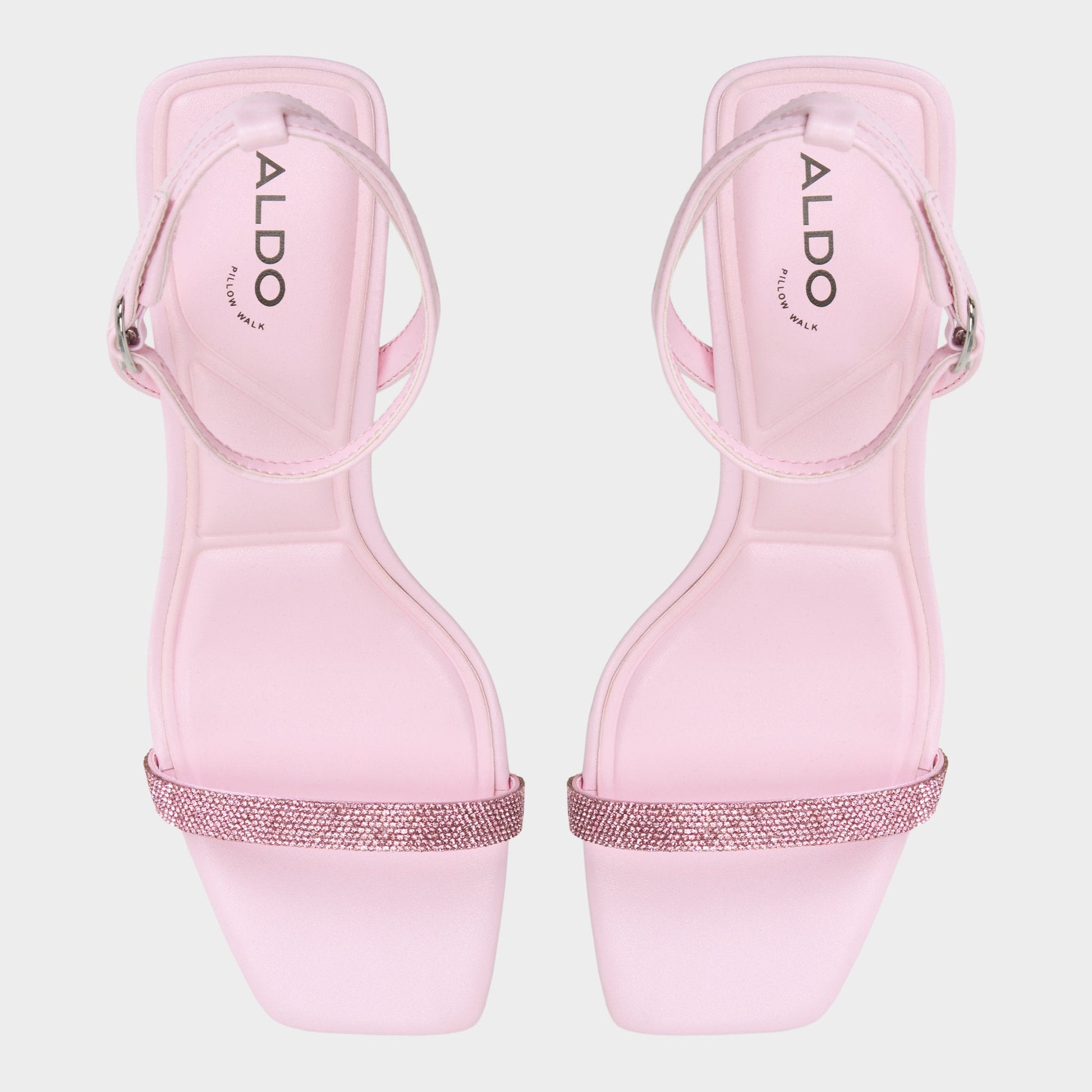 Kirri Light Pink Women's Strappy sandals - Strappy heeled sandal - Light Pink