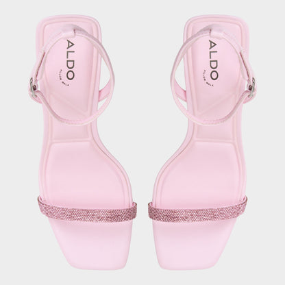Kirri Light Pink Women's Strappy sandals - Strappy heeled sandal - Light Pink