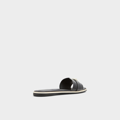 Darine in Xt Black - Slide sandal - Black