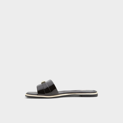 Darine in Xt Black - Slide sandal - Black