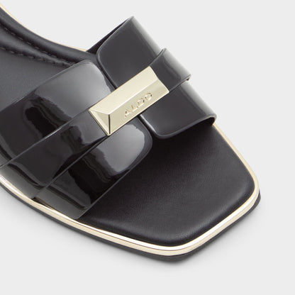 Darine in Xt Black - Slide sandal - Black