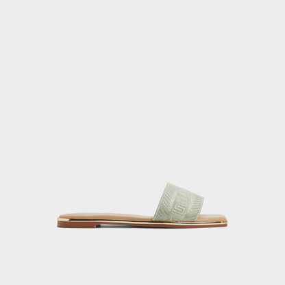 Oceania Other Green Women's Flats - Slide sandal - Other Green